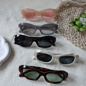 Lunettes De Soleil Cat Eye Géométriques Monture PC Verre AC Protection UV400 Rétro Y2K Tendance Extérieur Fête Pour Femmes Hommes