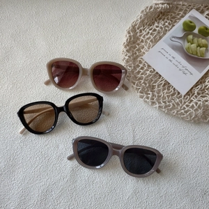 Vintage oversized round sunglasses for men and women in various retro color frames