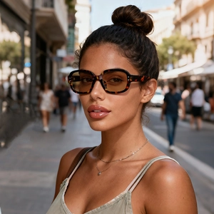 Vintage Oval Sunglasses UV400 Protection PC Frame Retro Fashion Eyewear Shades For Men Women