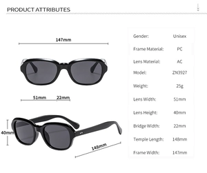 Tableau des tailles détaillé des lunettes ovales avec dimensions de la monture
