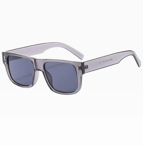 Detailansicht der rechteckigen Sonnenbrille mit ZM3132 Modellnummer auf dem Bügel