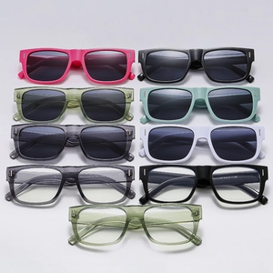 Mode Retro Quadratische Sonnenbrille Für Damen Herren Unisex PC Rahmen UV400 Outdoor Reise Radsport Trendy Große Sonnenbrille