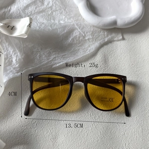 Lightweight kids polarized sunglasses with matte frames and yellow UV400 lenses