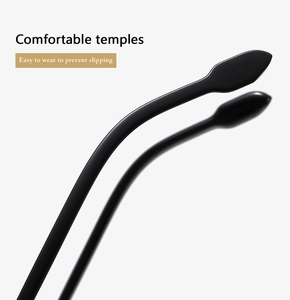 Detail of ergonomic matte black sunglasses temple with anti-slip and comfort features