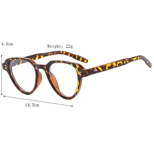 Tortoiseshell retro round sunglasses with minimalist studs and chunky frame, 14.5cm width