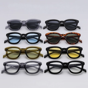 Vintage Square Sunglasses Retro PC Frame Fashion UV400 Protection Eyewear Anti Blue Light Glasses For Men Women
