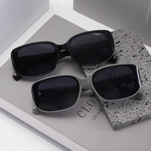 Lunettes De Soleil Carrées Protection UV400 Monture PC Vintage Cat Eye Lunettes De Mode Pour Hommes Femmes Été