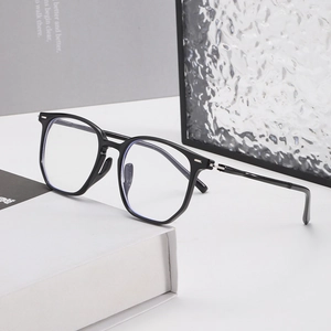 Anti Blue Light Glasses Oversized Polygon PC Frame Transparent Lens Retro Optical Eyewear For Men Women Fashion Commute