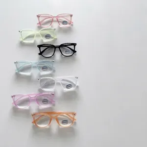 Kids square photochromic blue light blocking sunglasses in seven trendy candy colors