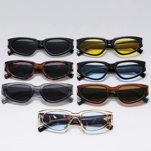 Retro Cat Eye Sunglasses PC Frame UV400 Protection Trendy Eyewear Outdoor Beach Travel Fashion For Women Men