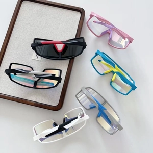 Lunettes de soleil sport pour enfants style Y2K coloré avec protection UV extérieure