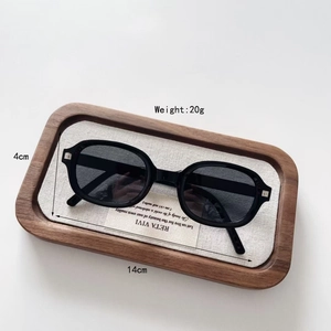 Detailed size chart of folding children's sunglasses with 14cm width and 20g weight
