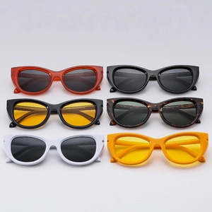 Retro Cat Eye Sunglasses UV400 Protection PC Frame Vintage Fashion Eyewear For Outdoor Driving Street Style