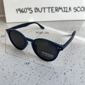 Lunettes de soleil polarisées bleues pour enfants avec protection UV400 et cadre de 20g