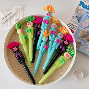 Creative Boxing Ballpoint Pen Interactive Decompression Toy Plastic Cartoon Novelty For Student Prize Gift Office Supply