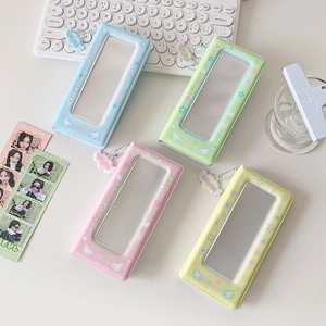 Albums photo en PVC pastel avec motifs ailes d'ange, cœurs et pendentifs nuage