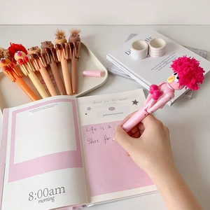 Creative cartoon bear boxing pens for kids in various fun colors and furry characters
