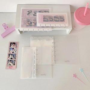 Frosted translucent mushroom binder photo album for collecting four-frame film strips