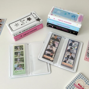 Détail macro du classeur 4 cases Shining Stars pour cartes photo en diverses couleurs