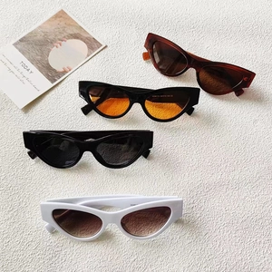 Lunettes De Soleil Yeux De Chat Rétro Mode Street Style Protection UV400 Monture PC Verres AC Vintage Voyage