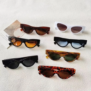 Collection de lunettes de soleil œil de chat rétro en plusieurs couleurs pour femmes