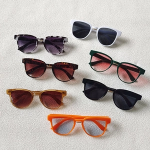 Trendy Oval Sunglasses With Resin Frame And Metal Bridge UV400 Protection Sunshade For Outdoor Driving Party Women