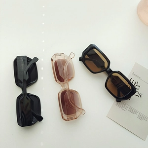 Classic thick frame square sunglasses for men and women in various stylish colors