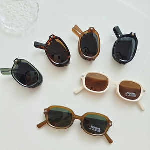 Lunettes de soleil pliables rétro pour enfants avec verres polarisés UV400 colorés
