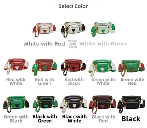 Grille détaillée de sacs banane tendance en treize coloris avec compartiments à fermeture éclair