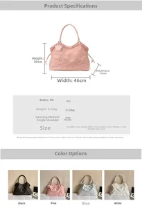 Détails du grand sac cabas étoile dimensions 30x46x14cm en quatre coloris variés