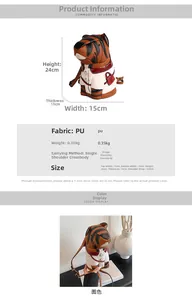 Detailed view of the cute dog-shaped crossbody bag with soft white faux fur textures
