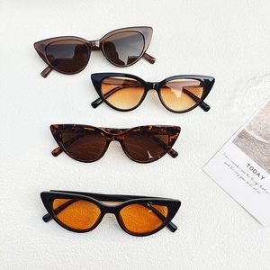 Cat eye sunglasses set in tortoise shell, black, and tea colors for women stylish street style