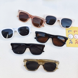 Übergroße Quadratische Sonnenbrille Harzrahmen PC Gläser UV400 Schutz Outdoor Reisen Retro Mode Brillen Für Herren Und Damen