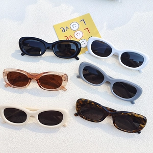 Retro Oval Sunglasses For Women And Men UV400 Protection Resin Frame PC Lenses Vintage Cat Eye Style Fashion Eyewear