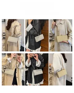 Schicke Abendtasche mit Perlen in verschiedenen Tragevarianten wie Schulter- oder Crossbody