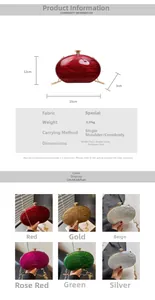 Detailed view of acrylic egg-shaped evening clutch with marble texture and dimensions