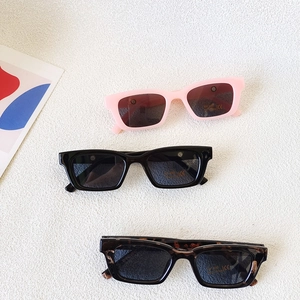 Kids square sunglasses set in pink, black and tortoiseshell with UV400 protection