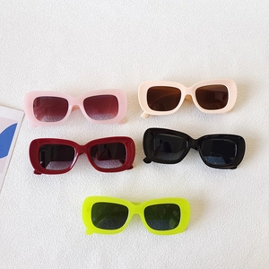 Retro Oval Rectangle Sunglasses Wide Leg Resin Frame PC Lens UV400 Protection Fashion Streetwear For Women Men