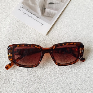 Gros plan détaillé des lunettes de soleil rétro en écaille avec rivets métalliques
