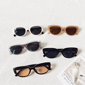 Lunettes De Soleil Oeil De Chat Y2K Rétro Protection UV400 Lentille Résine Monture Plastique Mode Pour Femmes Hommes