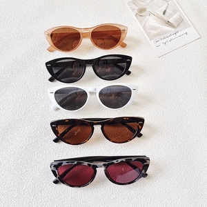 Polarized cat-eye sunglasses in multiple colors displayed on a minimalist white background