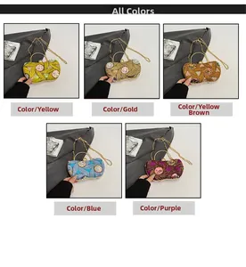 Exquisite handmade beaded evening bags with floral patterns and round metal handles