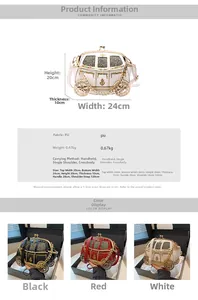 Detailed view of car-shaped crossbody bag with crocodile texture and metal chain strap