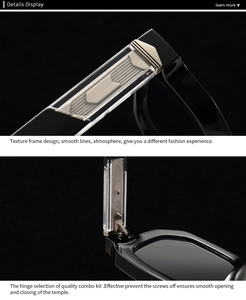 Gros plan détaillé de lunettes rétro montrant les charnières et la texture du cadre
