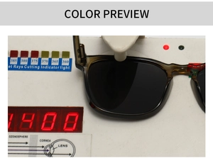 Detailed UV400 protection test showing professional grade UV blocking on polarized lenses