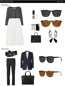 Fashionable dress collocation featuring polarized round sunglasses for men and women