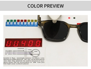 Polarisierte Sonnenbrille mit UV400-Schutztest für UVA- und UVC-Strahlen Schutz