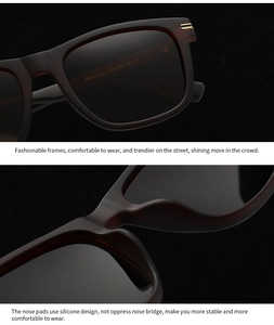 Detail view of adjustable silicone nose pads and matte finish on square sunglasses