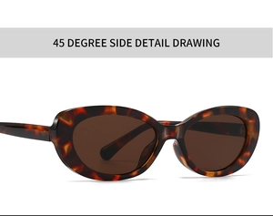 Detail view of tortoiseshell sunglasses frame showing 45-degree side profile and texture