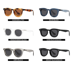 Polarized sunglasses in six classic colors including tortoiseshell and black with CE marking